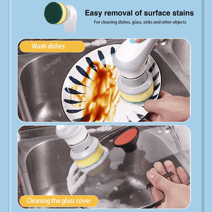 Wireless Electric Spin Scrubber Brush